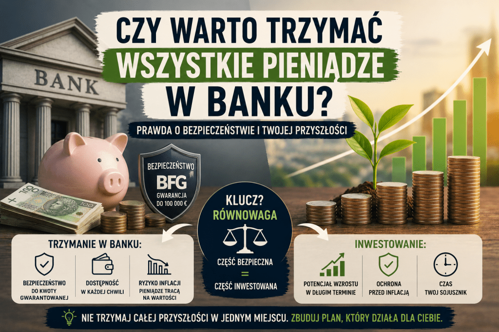 czy warto trzymac wszystkie pieniadze w banku okladka