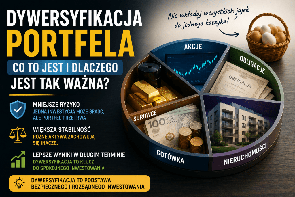 Dywersyfikacja portfela inwestycyjnego – podział aktywów wersja 2
