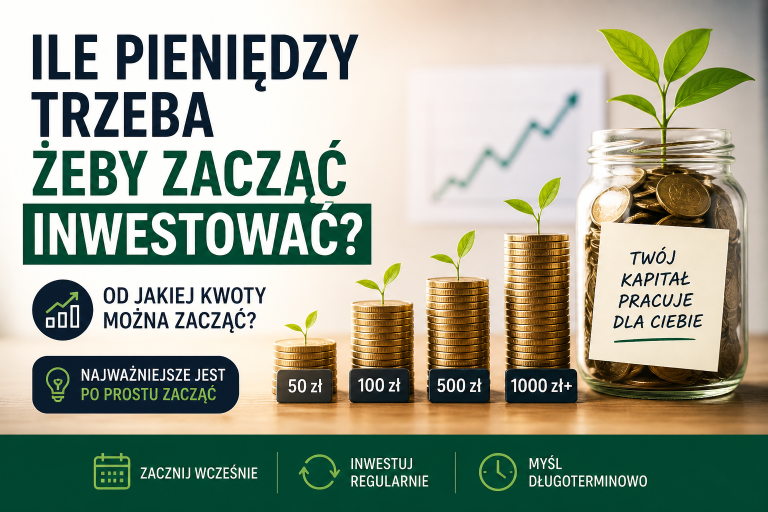 ile trzeba pieniedzy na start inwestowania
