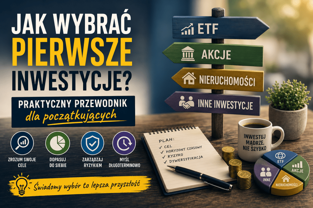 jak wybrac pierwsze inwestycje okładka