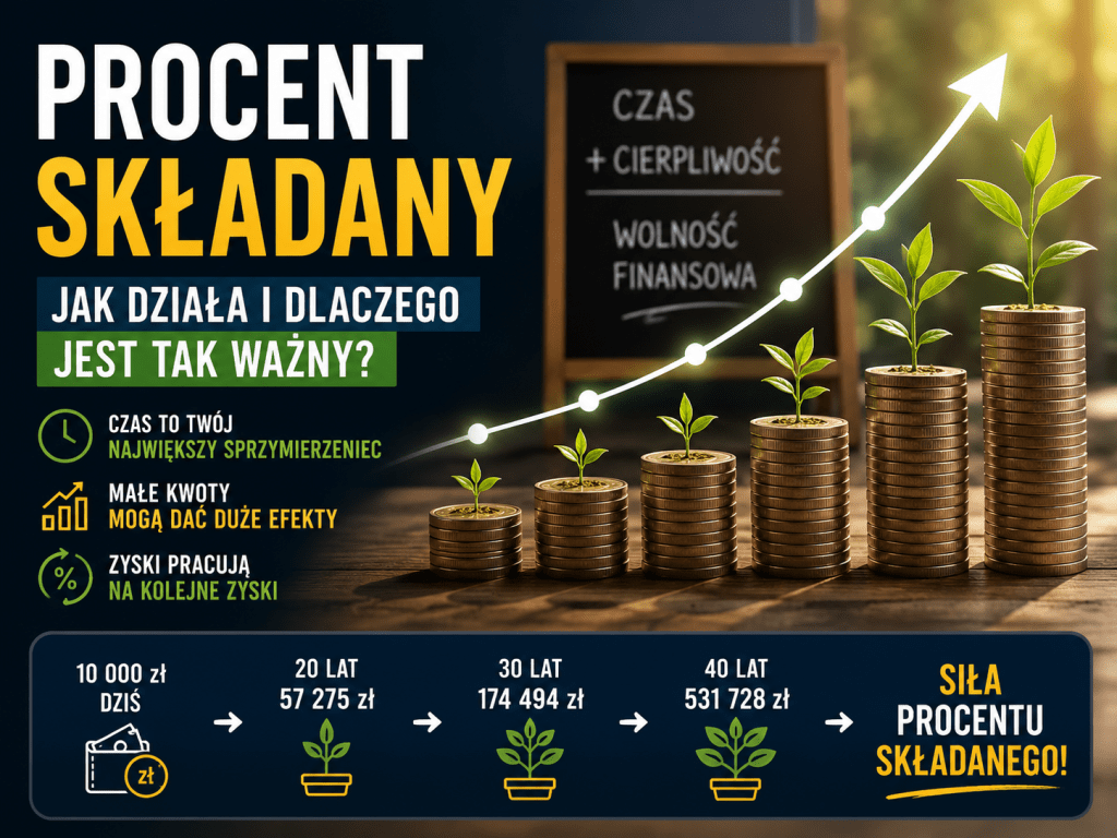 procent skladany sila w czasie okładka